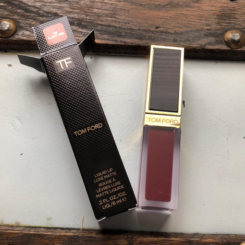 New Tom Ford Liquid Lip Luxe Matte in shade Illicit Kiss full size (.2 oz)